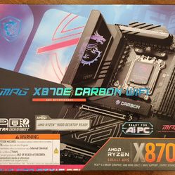 MSI MPG X870E AM5 ATX gaming motherboard with WiFi