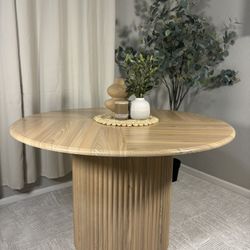 Round Boho Dining Table 