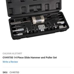 Pittsburgh CV49700 14 Piece Slide Hammer and Puller Set

