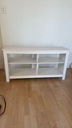 White media stand