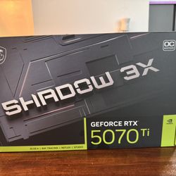 MSI Nvidia 5070 Ti Shadow 3X (Overclocked OC Edition)