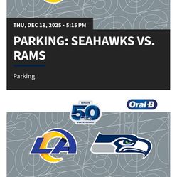 Seahawks Vs Rams & Parking 