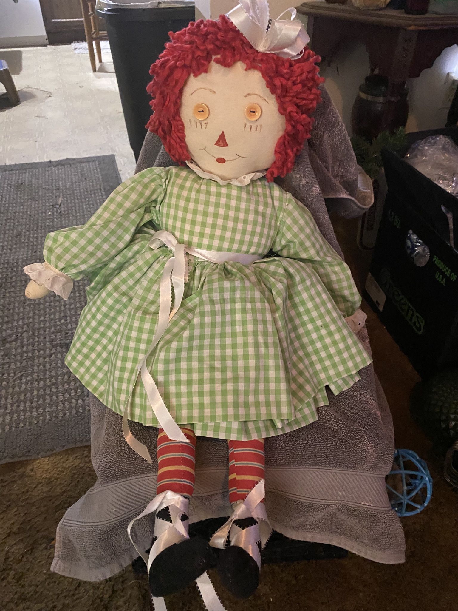 Raggedy Ann Doll Vintage Raggedy Ann Doll – Classic Collectible