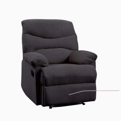 Recliner sofa ( Brown /black woven Fabric)-sets of 2