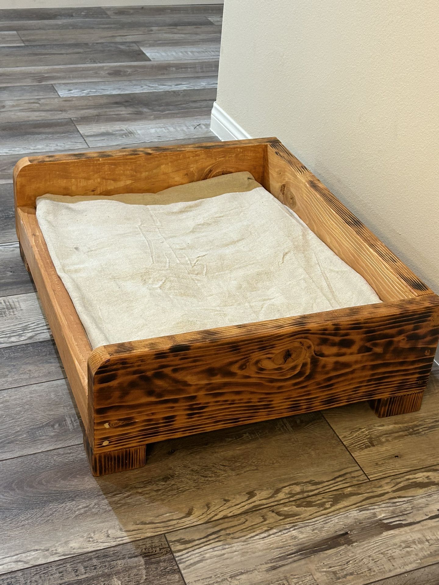 Solid Wood Dog Bed