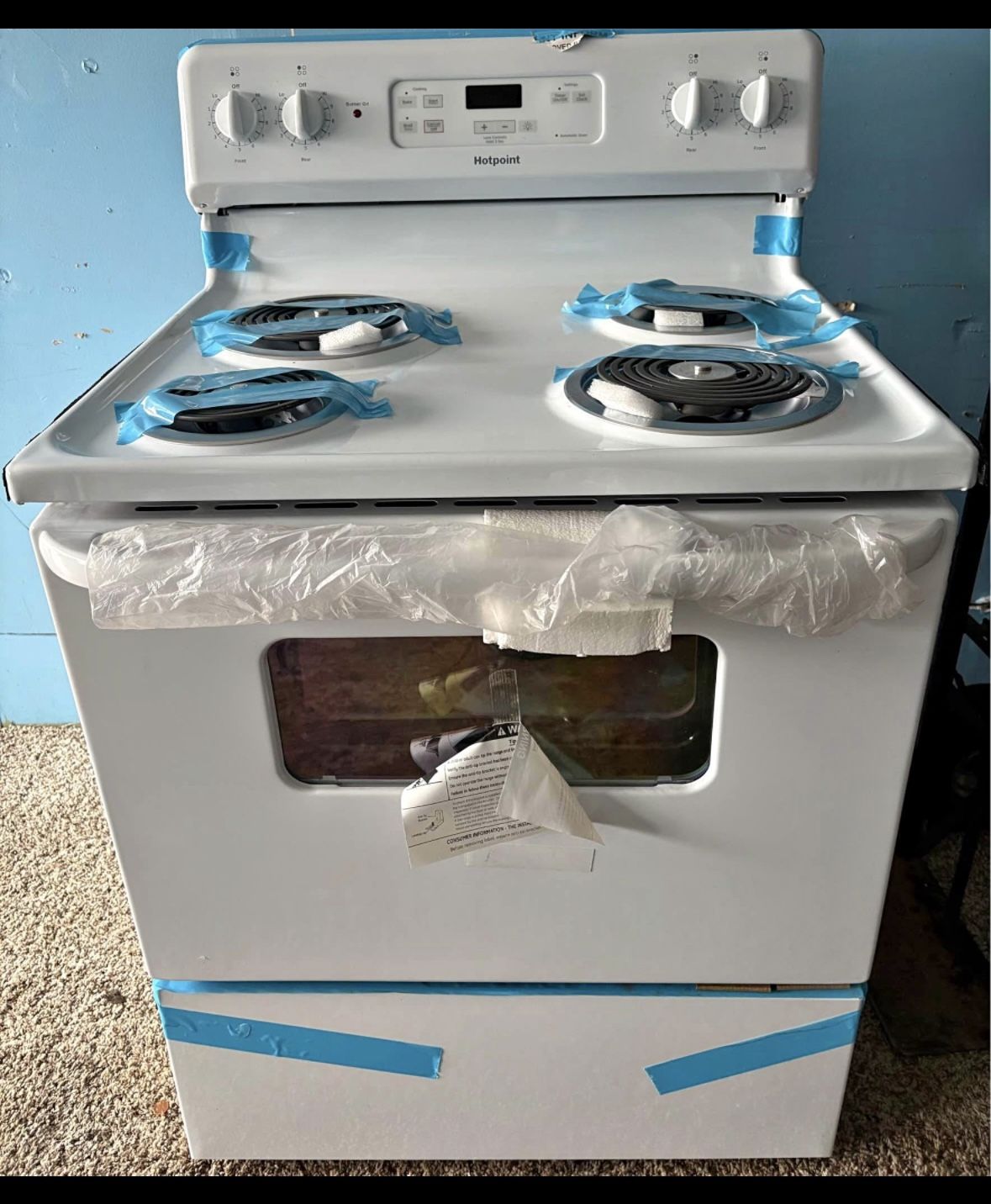 G.E 30” Electric Range