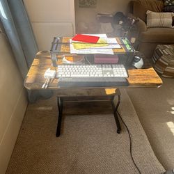 Portable Desk And Extra Shelf
