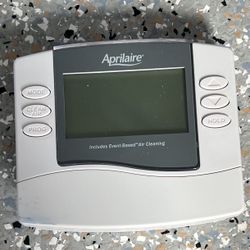 Aprilaire 8810M Programmable Thermostat w Air Cleaner Control – HVAC 
