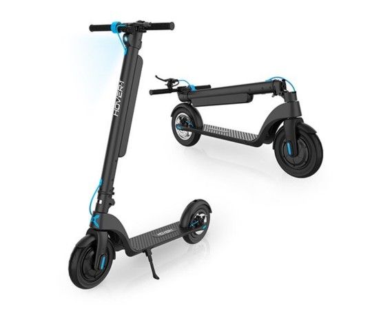 Hover-1 Blackhawk Electric Folding Kick Scooter | 18MPH, 28 Mile Range, 6HR Charge, LCD Display, 10 Inch High-Grip Tires.