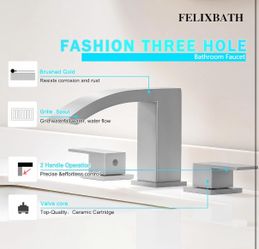 Bathroom Faucets Brushed Nickel And  Black  F58 $40