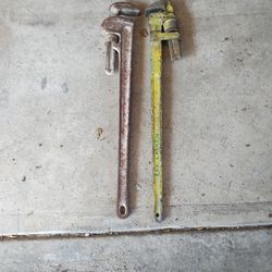 Ridgid And Armstrong 36 Heavy Duty Pipe Wrench Tools 