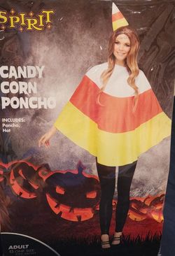 Candy Corn Poncho