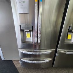 LG 22CF COUNTERDEPTH REFRIGERATOR 1699! 1 YEAR WARRANTY INCLUDED!