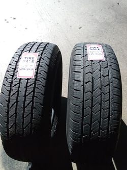 2 Tires  245 75 16 Cooper