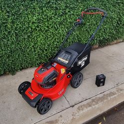 Like New Snapper Lawnmower 82 Vollt Lithium Battery 