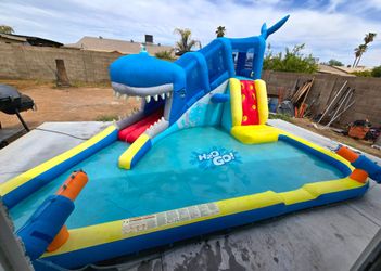 H20GO Whale Water Slide Inflatable