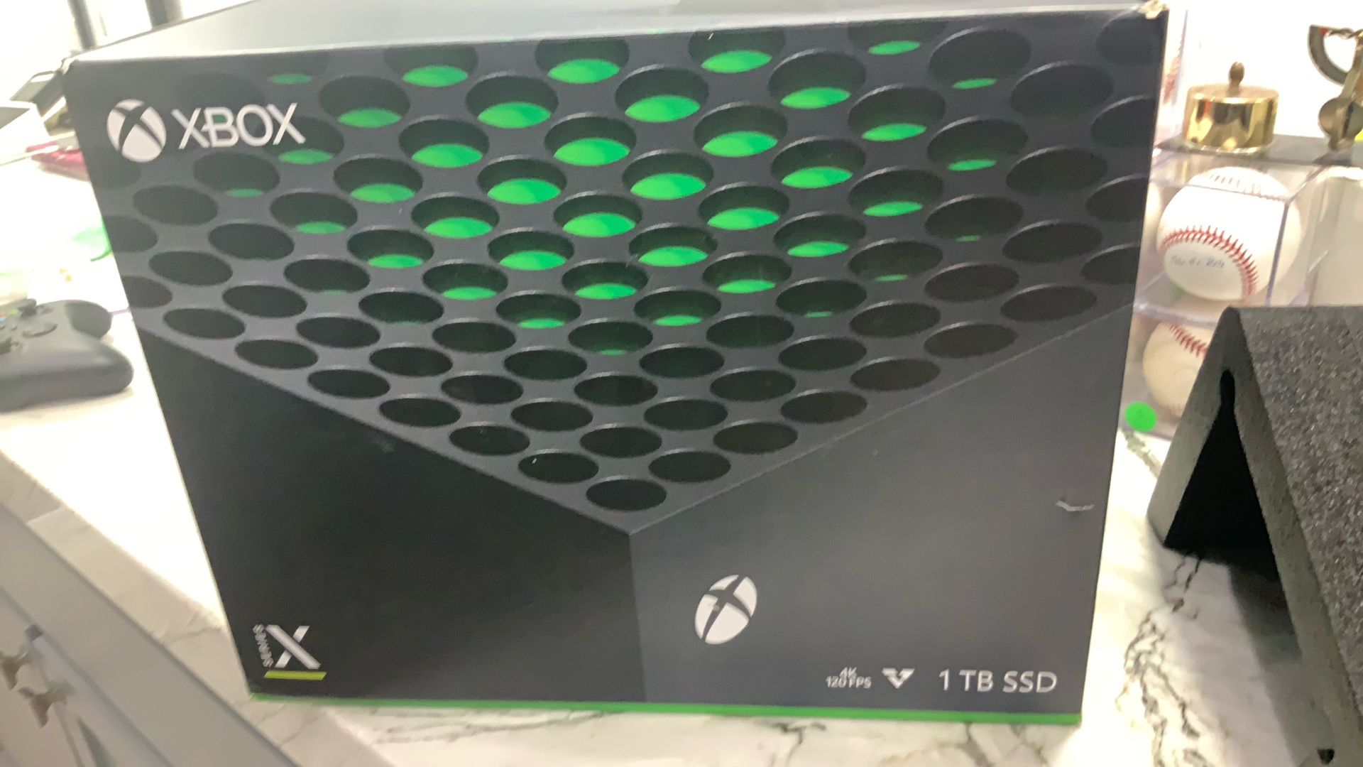 Microsoft X Box In Box With Everything Including Rig 700 Gaming Headset Works Perfectly 1 TB Series X Current And Latest Model 