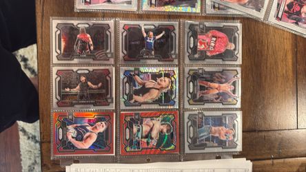 Topps and Panini WWF cards