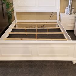 Brand New White Eastern King Bedframe