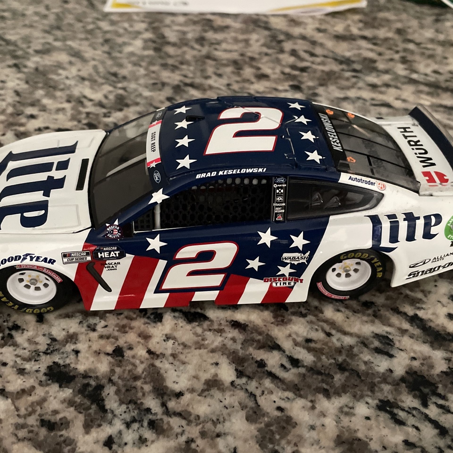 Brad Keselowki NASCAR 1:24 diecast