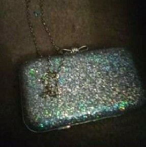 Charming Charlie Silver Purse