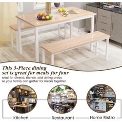 Comedor Con Dos Bancas