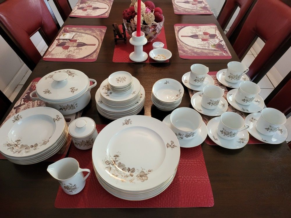 **VINTAGE*** Johann Haviland Bavaria Germany Brown Twilight...
