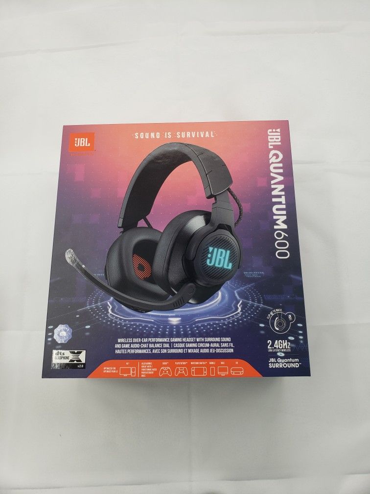 JBL Quantum 600 Wireless Gaming Headset, Playstation Headset, Xbox Headset, Switch Headset, Wireless Headphones, Gaming Headphones, Wireless Headset