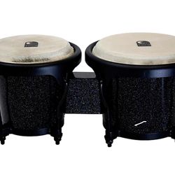 Toca Player's Series 6” & 7” Bongos - Black Sparkle Wood