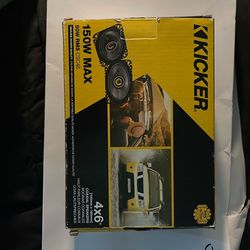 Kicker 4x6" Speakers