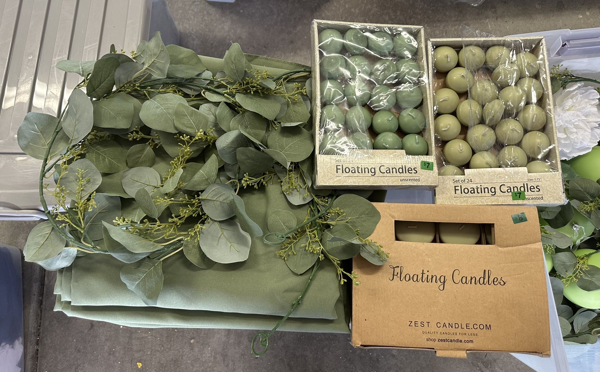Sage Green Table Cloths