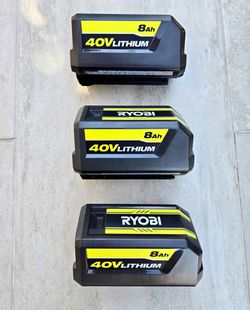 RYOBI 40V High Capacity Battery 8.0 (EACH)