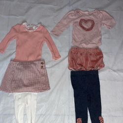 2  Set Outfits For Baby Girl/ 2 Conjuntos De Bebe