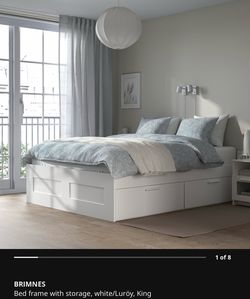 IKEA Brimnes Storage Bed King