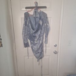 Denium Dress Fashion Nova