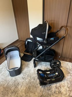 Nuna Stroller MIXX and Car Seat, Bassinet 
