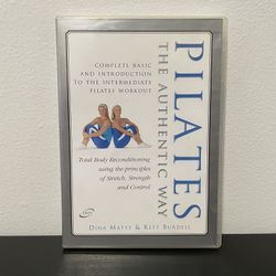 Pilates The Authentic Way DVD Dina Matty Keft Burdell  2004