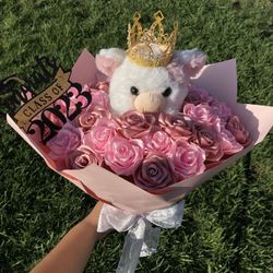 Ribbon Rose Bouquets 