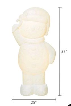 Holiday Time DIY Paint Your Own Lighted Blow Mold Gingerbread Man