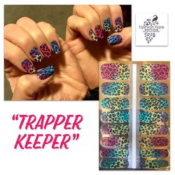 Rainbow Cheetah Trapper Keeper!FFBoutique Nail Polish Strip!Free Sample/Entries!