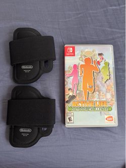 Active Life Nintendo Switch Game with Leg Straps