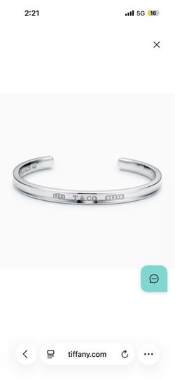 Tiffany & Co. 1837 Sterling Silver Cuff Bracelet