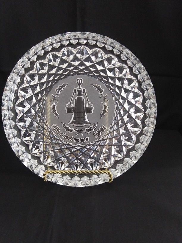 Waterford Crystal Christmas Plate