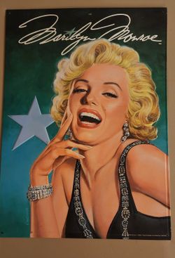 Marilyn Monroe Metal Wall Sign