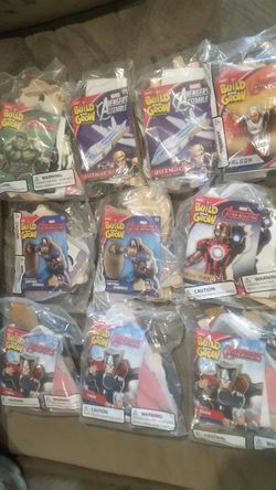 Marvel Avengers Build and Grow kits. 10 kits, new