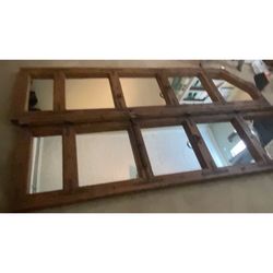 BEAUTIFUL MIRRORED ANTIQUE DOUBLE DOOR