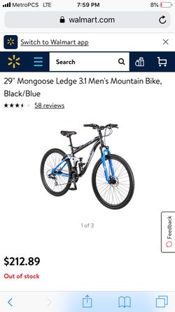 Mongoose ledge 3.1 on sale men's mountain bike