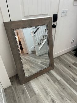 Large wall mirror