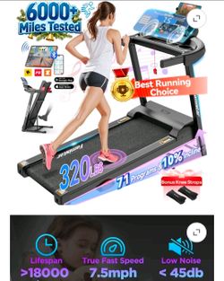 Famistar Folding Treadmill with Incline