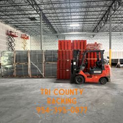 Teardrop Pallet Racks Beams 96” Wire Decks 42x46 